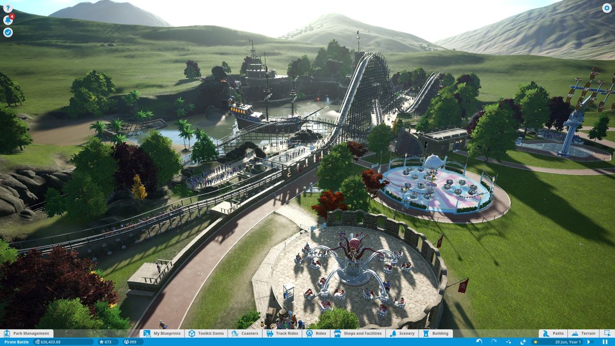 Planet Coaster screenshot 2 for Playstation 5